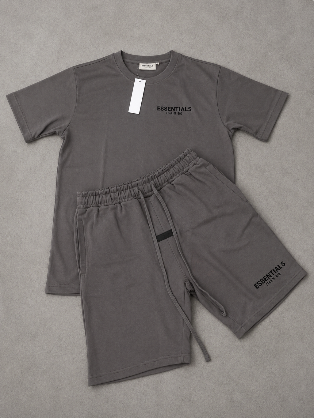 Replica Dark Grey Essentials Short set (Pre-Order)