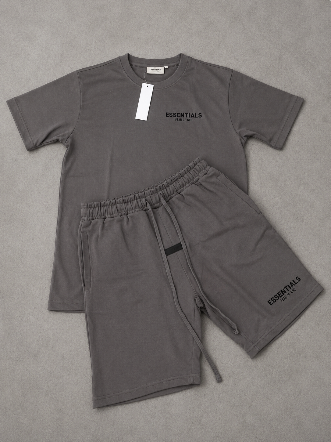Replica Dark Grey Essentials Short set (Pre-Order)