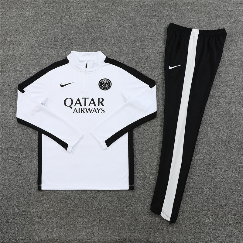 Replica White and Black PSG Tracksuit (Pre-order)
